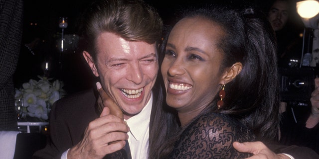 David Bowie and Iman met on a blind date in Los Angeles.
