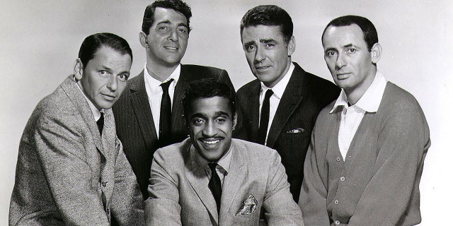 An undated promotional photo of the Rat Pack. From left: Frank Sinatra, Dean Martin, Sammy Davis Jr., Peter Lawford and Joey Bishop.