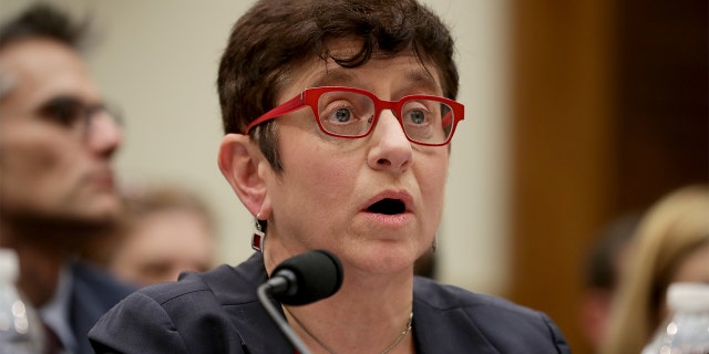 Georgetown University Law Institute for Technology Law and Policy fellow Gigi Sohn testifies before the House Judiciary Committee's Antitrust, Commercial and Administrative Law Subcommittee in the Rayburn House Office Building on Capitol Hill, March 12, 2019, in Washington, D.C.