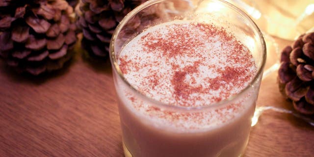 Happenstance shares its Eggnog Whiskey Sour recipe with Fox News ahead of Hanukkah celebrations.
