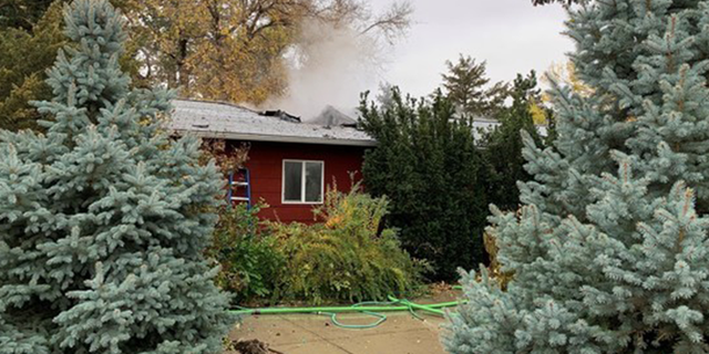 A house in the 8800 block of Vermillion Road, north of Longmont in unincorporated Boulder County