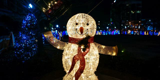 Tinsel Trail at Big Spring International Park in Huntsville, Alabama