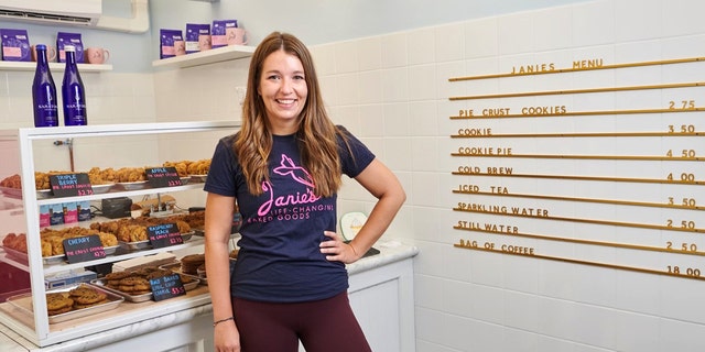 Janie Deegan, owner of Janie's Life-Changing Baked Goods in Manhattan, New York. 