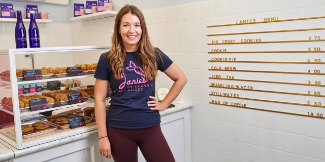 Janie Deegan, owner of Janie's Life-Changing Baked Goods in Manhattan, New York. 