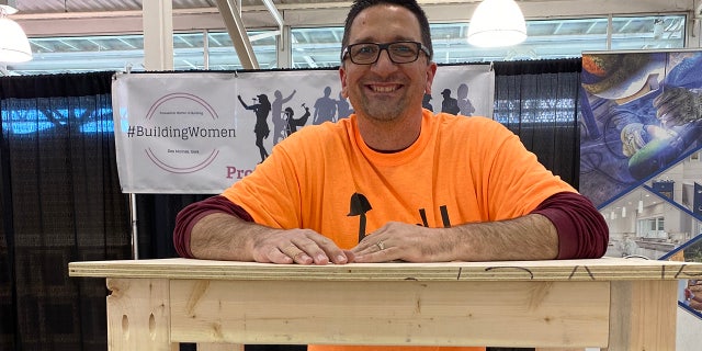 Woodworking with a Purpose building event hosted by Home Builders Association in Des Moines in April.