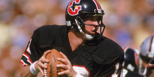 United States Football League: What you need to know about the new USFL - Fox News 4 Quarterback Jim Kelly of the Houston Gamblers looks to pass during a United States Football League game in 1984.
