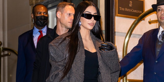 Kim Kardashian was spotted in New York on Tuesday.