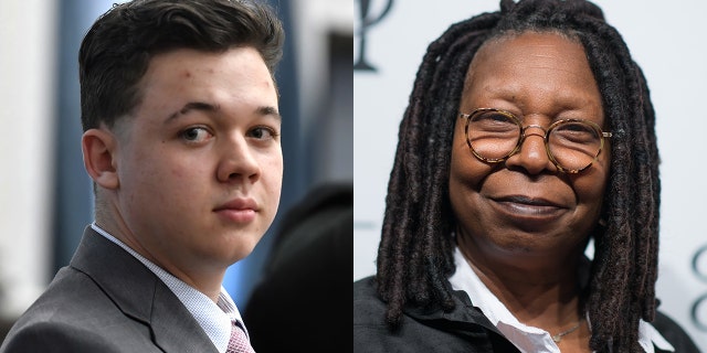 Kyle Rittenhouse and Whoopi Goldberg (Getty Images)