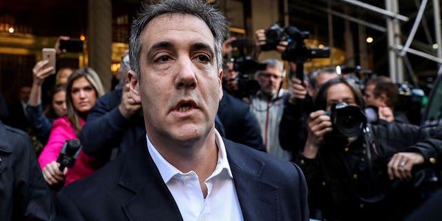 Michael Cohen, Trump's former lawyer, leaves his apartment to report to prison in Manhattan, New York, on May 6, 2019.