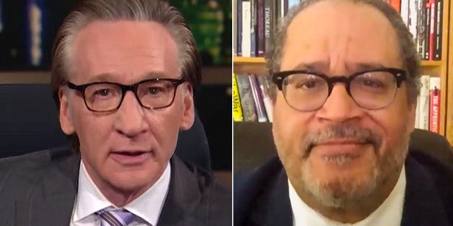 Bill Maher, left, and Michael Eric Dyson clashed Friday night over critical race theory.