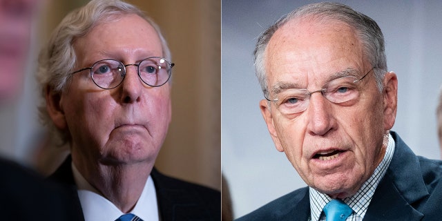 Senate GOP Leader Mitch McConnell and Judiciary Committee Ranking Member Chuck Grassley wrote a letter to Attorney General Merrick Garland on Thursday.