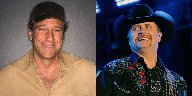 Mike Rowe (left) and John Rich (right) have teamed up to create the song ‘Santa's Gotta Dirty Job.'