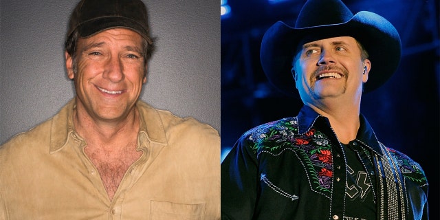 Mike Rowe (left) and John Rich (right) have teamed up to create the song ‘Santa's Gotta Dirty Job.'