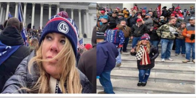 Jennifer Leigh Ryan at the Capitol in Washington on Jan. 6. 