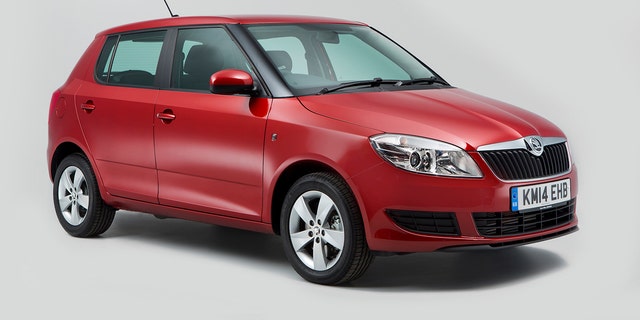 The Skoda Fabia weighs around 2,400 pounds.