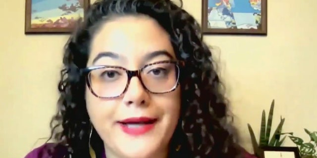 Dr. Ghazaleh Moayedi testifying for a House Judiciary hearing on Texas' abortion law on Nov. 4.