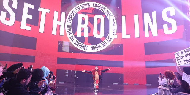 Seth Rollins makes and appearance at Survivor Series 2021.