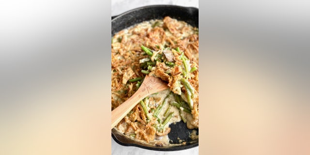 Make your green bean casserole more fresh and flavorful this Thanksgiving with this recipe from Quiche My Grits. (Courtesy of Quiche My Grits)