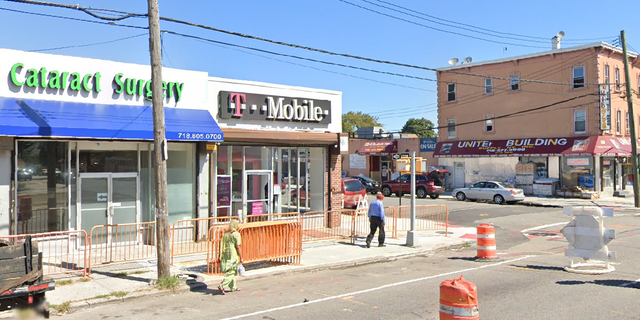 The T-Mobile store where the shooting took place in New York City's borough.