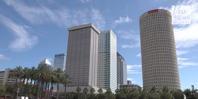 A photo of downtown Tampa, Florida.