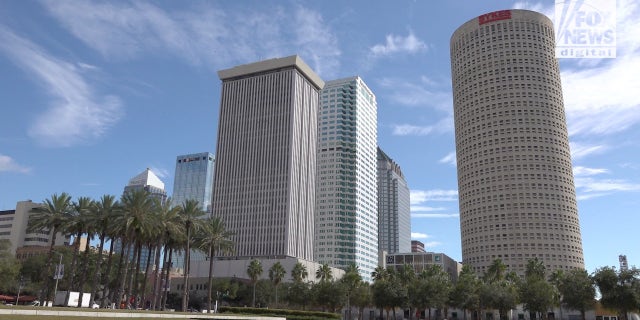 A photo of downtown Tampa, Florida.