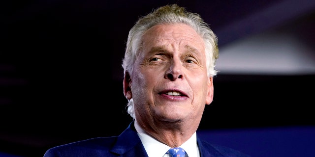 Democratic gubernatorial candidate Terry McAuliffe speaks at an election night party in McLean, Va., Tuesday, Nov. 2, 2021. Voters are deciding between Democrat Terry McAuliffe and Republican Glenn Youngkin.