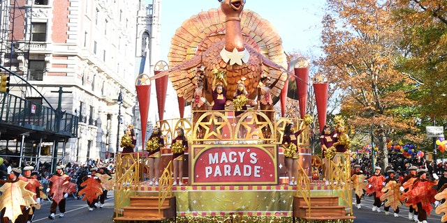 A view of the 95th Macy's Thanksgiving Day Parade on November 25, 2021, in New York City.