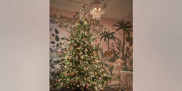 The Christmas Tree at The Colony Hotel in Palm Beach, Florida