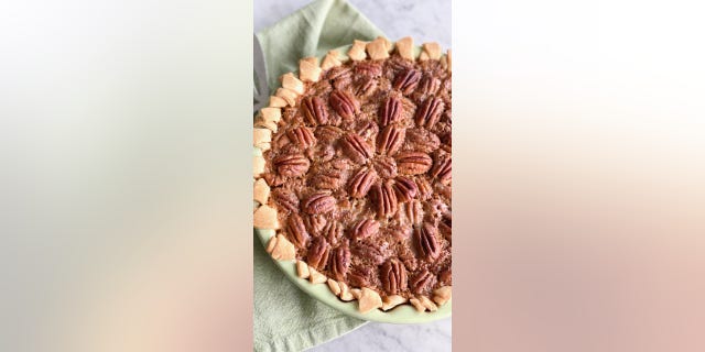 Make sure your Thanksgiving dessert table is complete with this classic pecan pie from Quiche My Grits. (Courtesy of Quiche My Grits)