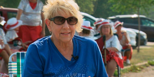 This undated image from video provided by CBS 58 Milwaukee shows Virginia Sorenson of the Milwaukee Dancing Grannies. 