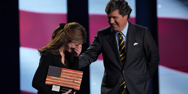 Tucker Carlson introduces the ‘Young Patriot’ award