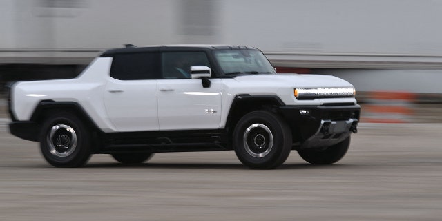 Biden appeared to accelerate with full power in the 1,000-horsepower truck.