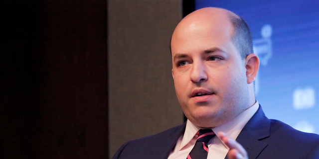 CNN Reliable Sources Host and Senior Media Correspondent Brian Stelter speaks on the "Trust, Truth and the Future of Journalism" panel at the Media Literacy Week Kick-off event at the Thomson Reuters building in Manhattan, 뉴욕, 우리., 십일월 6, 2017.