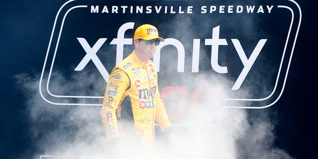 Busch finished second in the Xfinty 500 Cup Series race at Martinsville.