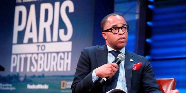 WASHINGTON, DC - FEBRUARY 13: Journalist Jonathan Capehart hosts a panel discussion at  "Paris to Pittsburgh" Film screening hosted by Bloomberg Philanthropies and National Geographic at National Geographic Headquarters on February 13, 2019 in Washington, DC.  (Photo by Paul Morigi / Getty Images for Bloomberg Philanthropies)