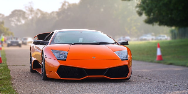 The Lamborghini Murcielago at Petrolheadonism Live at Knebworth House.