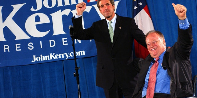 Sen. John Kerry and Former Georgia Sen. Max Cleland.