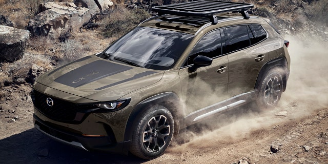 The 2022 Mazda CX-50 compact crossover was designed for light off-roading.