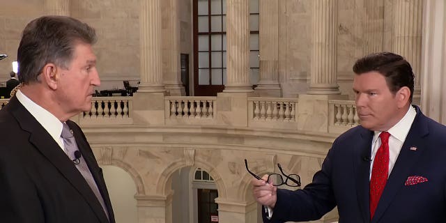 Virginia Democratic Sen. Joe Manchin spoke with Fox News' Bret Baier on Wednesday, Nov. 3 2021 about the recent elections in Virginia and New Jersey and the nationwide elections.