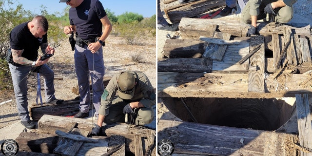 Police continued targeted ground searches in the area where the Jeep was located on Sept. 28. Police sent a robot down two mine shafts, one of which was more than 75 feet deep in search of Robinson but found no sign of the missing geologist.