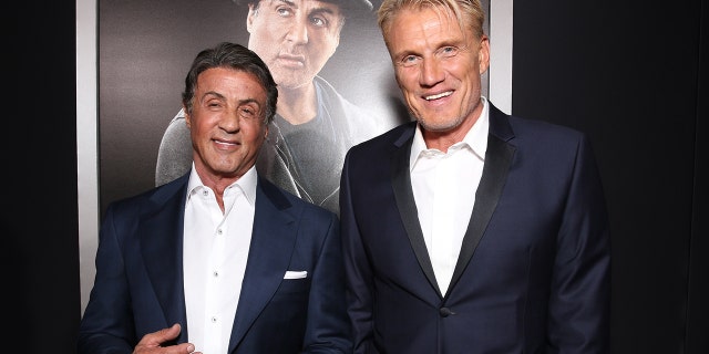 Dolph Lundgren and Sylvester Stallone