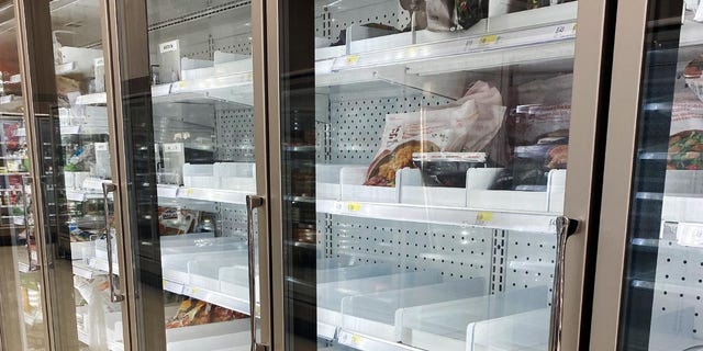 Target in Edison, NJ Empty shelves