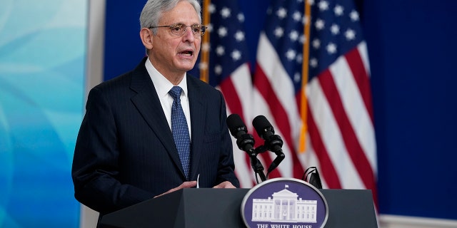 Attorney General Merrick Garland speaks during a Tribal Nations Summit during Native American Heritage Month, in the South Court Auditorium on the White House campus, Nov. 15, 2021, in Washington. The Justice Department is giving $139 million to police departments across the U.S. as part of a grant program that would bring on more than 1,000 new officers.