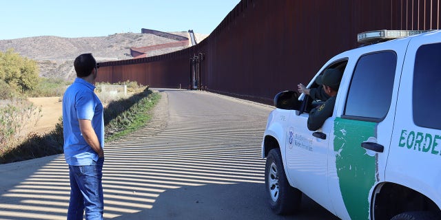 Rep. Lance Gooden, R-Texas, visits the southern border in San Diego. (Rep. Lance Gooden's office)