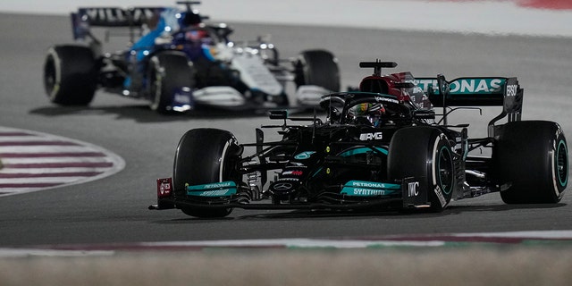 Hamilton beat second-place Max Verstappen by nearly 25 seconds.