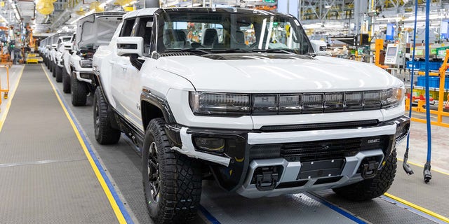 The GMC Hummer EV is built at GM's Factory Zero plant.