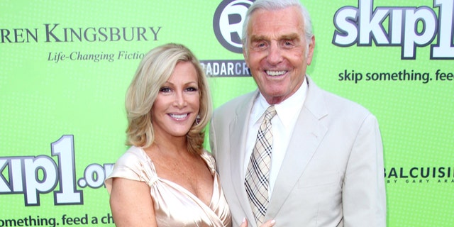 Actors Kym Douglas (L) and Jerry Douglas attend the Skip1.org's "Skip And Donate" gala event held at The Lot on April 6, 2013 in West Hollywood, California. 