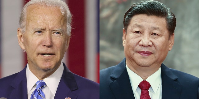 Presidents Joe Biden and Xi Jinping.