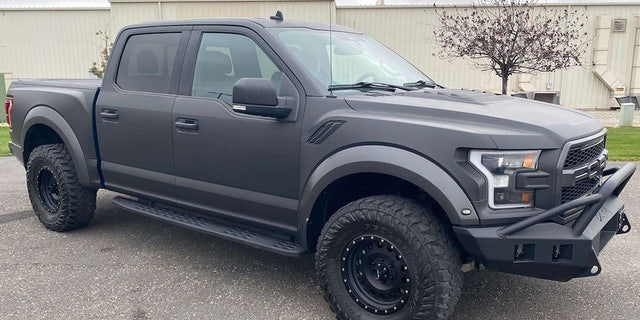 Kanye's 2019 F-150 Raptor features a CK Fab bumper and Method wheels.