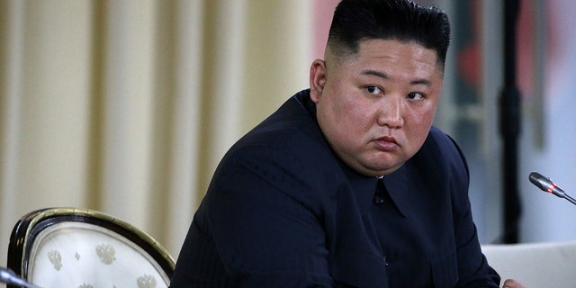 North Korean Leader Kim Jong-un speaks during the Russia-North Korea Summit in April 2019 in Vladivostok, Russia. Recently, it has been reported that North Korea has more uranium to make nuclear bombs than previously believed. 